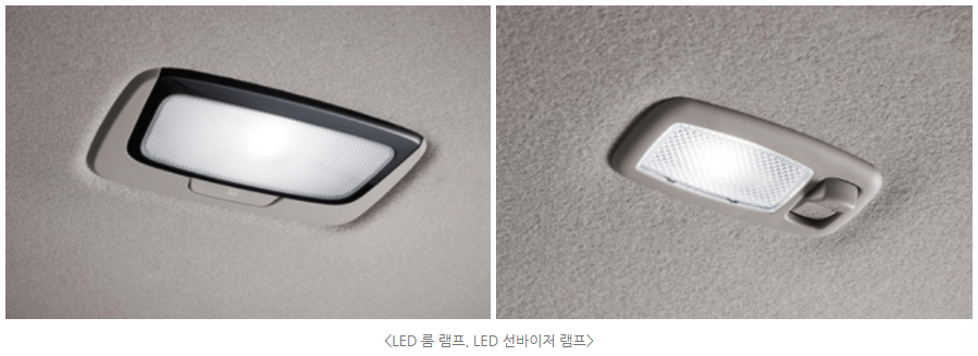 기아 니로 EV LED 룸 램프, LED 선바이저 램프