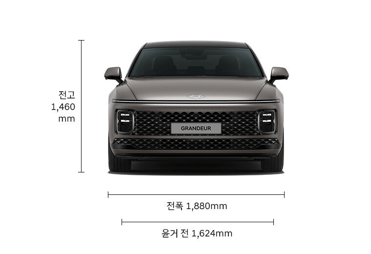 k8 그랜저 비교 k8 전면 모습